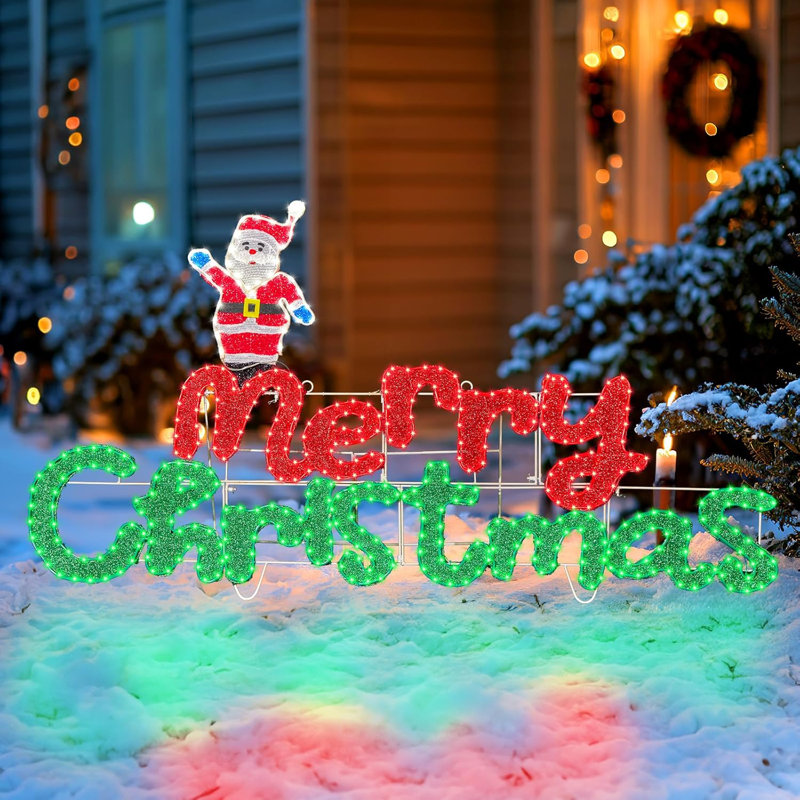 Light up christmas tree wall hanging deals